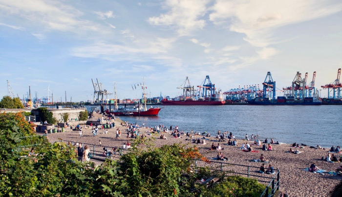 Photo of the Port of Hamburg